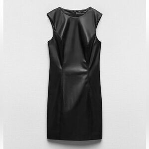 ZARA - Faux Leather Dress